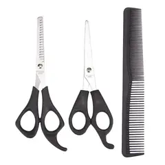 TIOZONEY - Set de 3 Tijeras para Cortar el Cabello en Peluquería