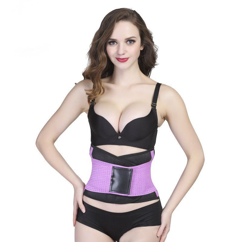 TIOZONEY - Faja Reductora Cintura Avispa Modeladora UnisexPúrpura