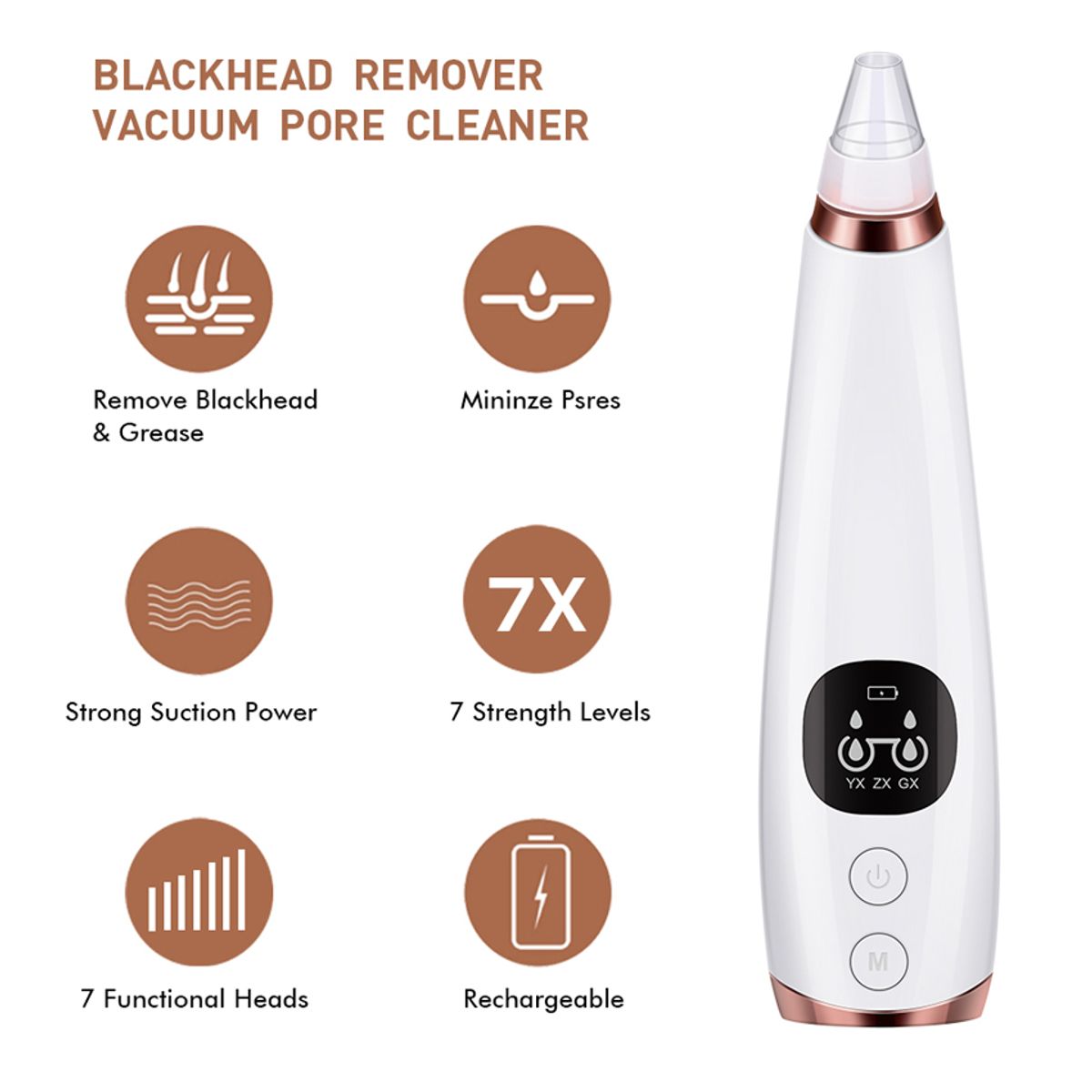 TIOZONEY - Extractor Removedor Puntos Negros Derma