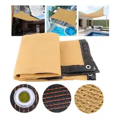 KUANGYE - Toldo Rectangular 4x5 Sombra Cubierta Terraza Terraza Jardin