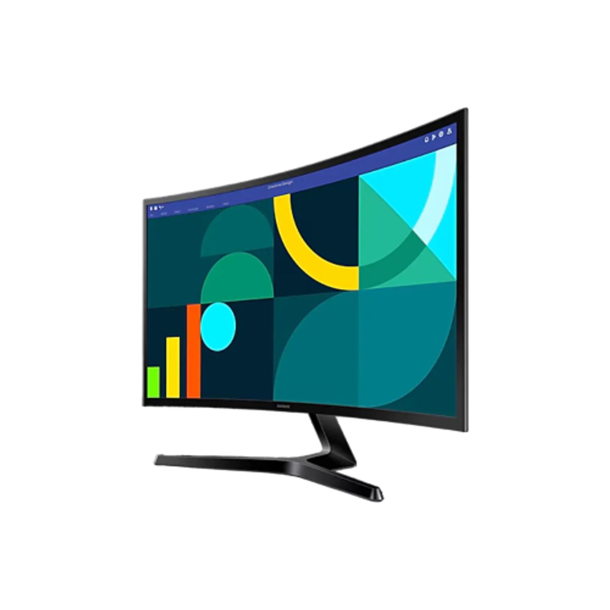 SAMSUNG - Samsung Essential S3 Monitor Curvo 27" FHD, 100Hz, 4ms GTG, 16:9, VGA, 2x HDMI, FreeSync