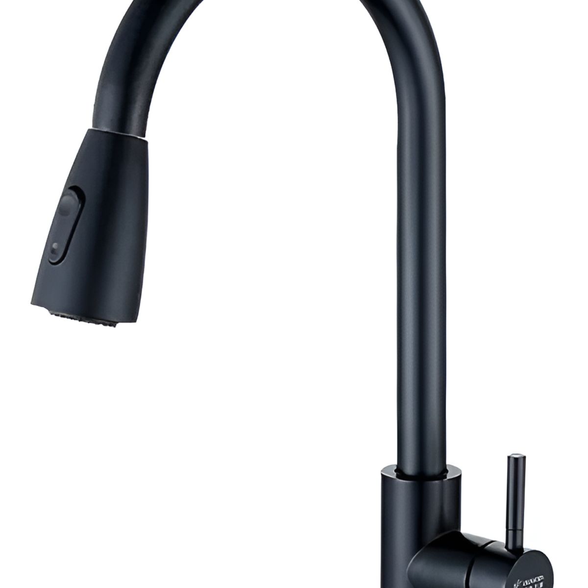 GENERICO - Llave Monomando Lavaplatos Retractil Negra