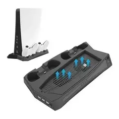 GENERICO - Base De Carga Dualsense Ps5 Con Ventilador Soporte