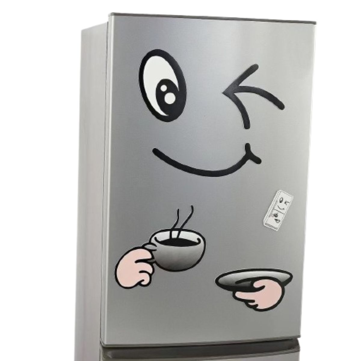 GENERICO - Pegatina de Nevera Diseño Carita Animada