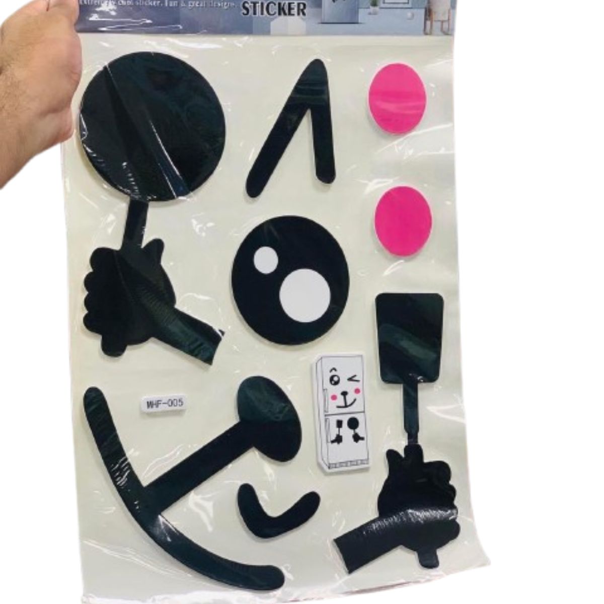 GENERICO - Pegatina de Nevera Diseño Carita Animada