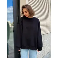 TIOZONEY - Sudadera suelta de cuello redondo para mujer