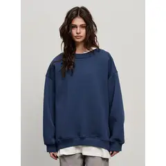 TIOZONEY - Sudadera suelta de cuello redondo para mujer