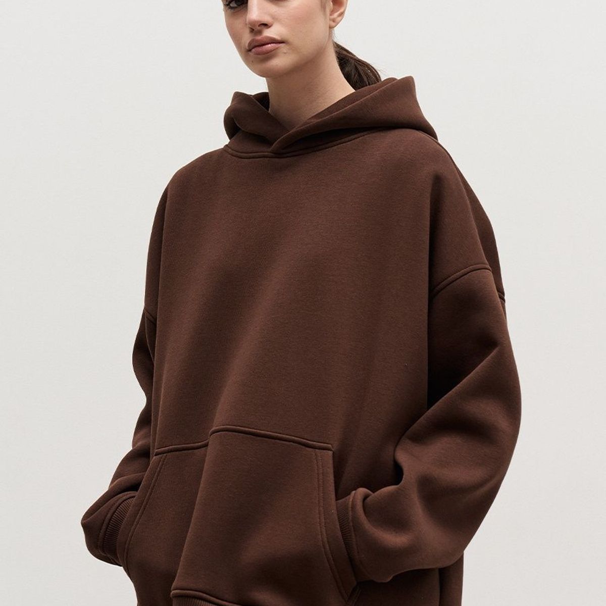 TIOZONEY - Sudadera con capucha y bolsillo holgado para mujer