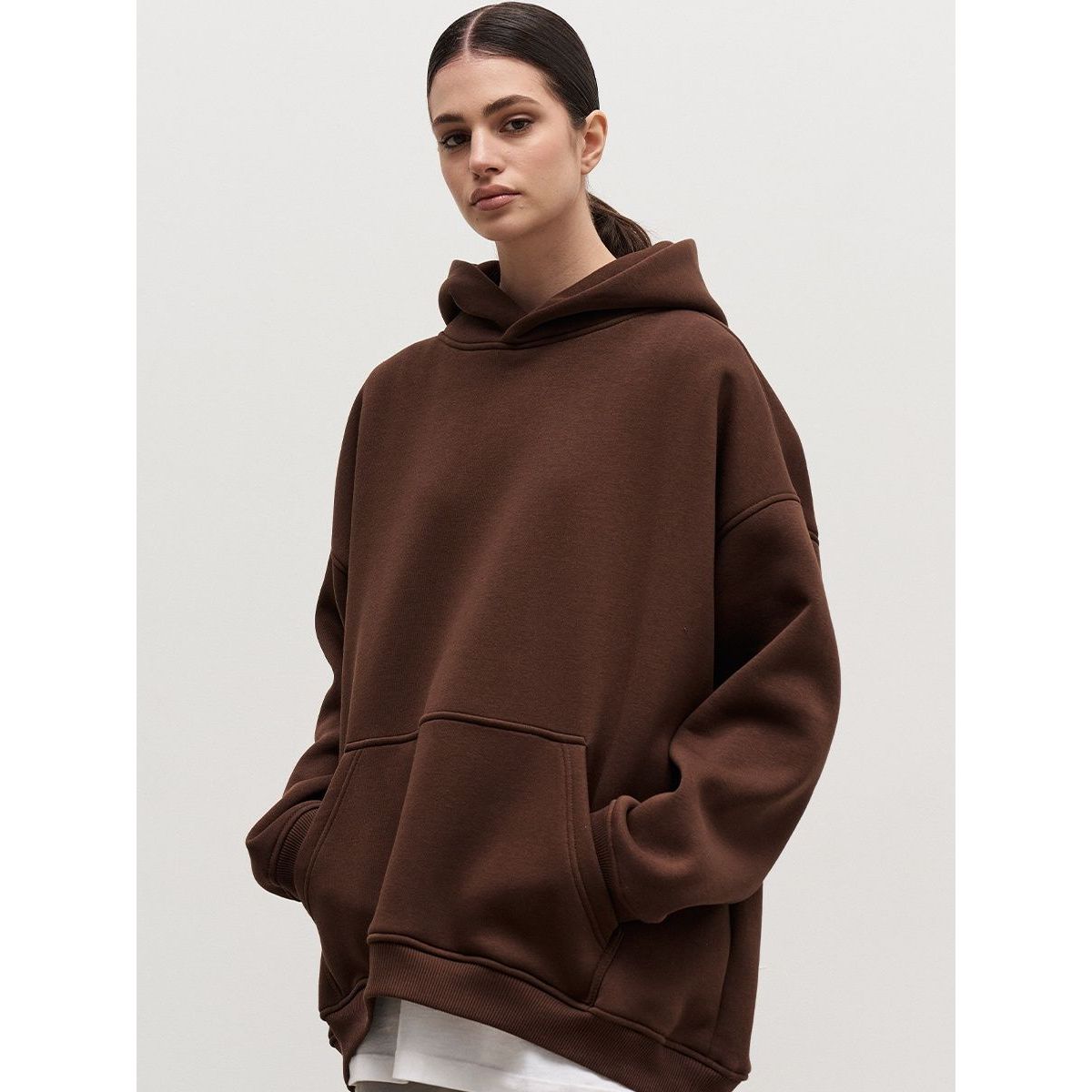 TIOZONEY - Sudadera con capucha y bolsillo holgado para mujer