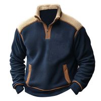 Sudadera de hombre con cremallera y cuello alto