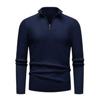 Suéter de hombre con media cremallera