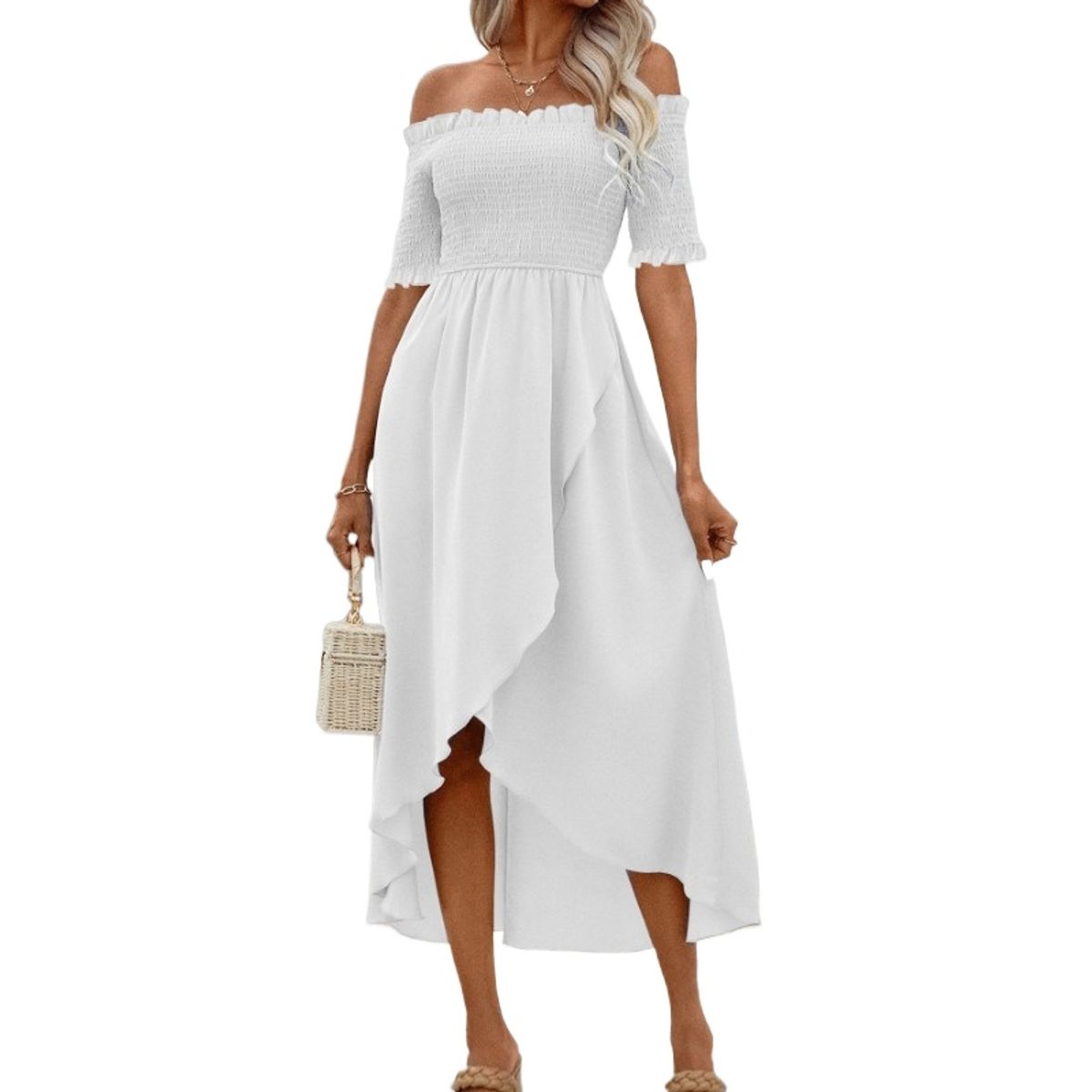 TIOZONEY - Vestidos sin tirantes para mujer