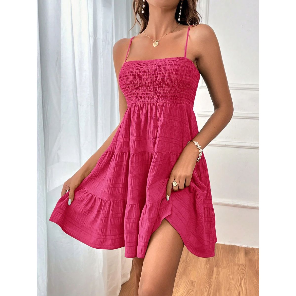 TIOZONEY - Vestido halter de mujer