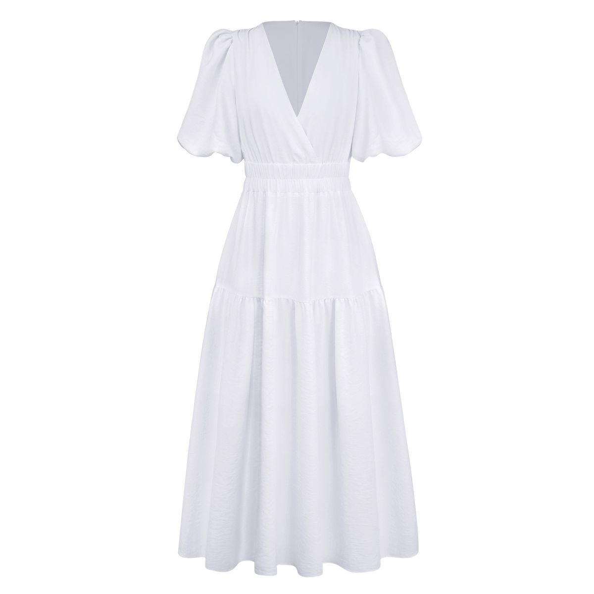 TIOZONEY - Vestido de mujer con cuello en V