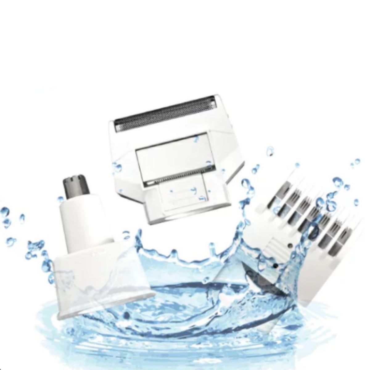 GENERICO - Afeitadora Triangular Blanco 3 en 1