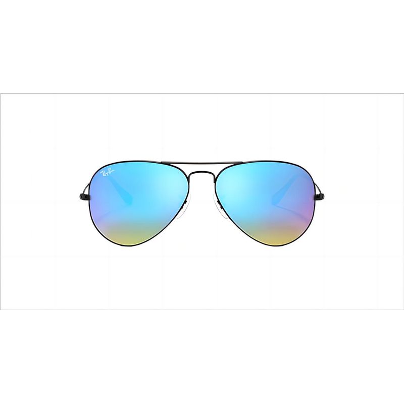 RAY BAN - Lentes de Sol RB3025 Aviator  Ngero  Azul Flash Polarizados