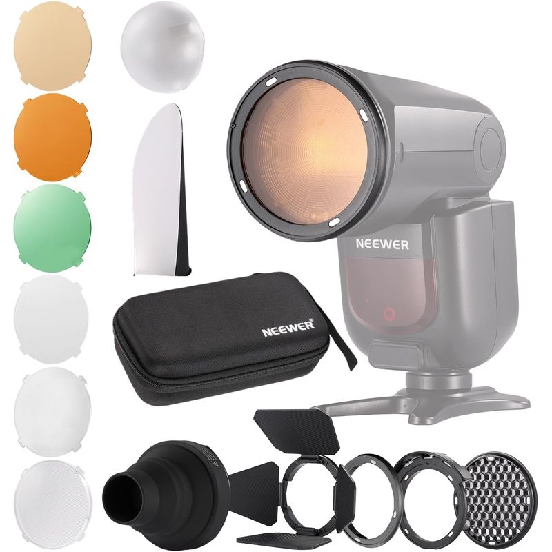 NEEWER - Kit Magnético Neewer CRM2 para Flashes de Cabeza Redonda