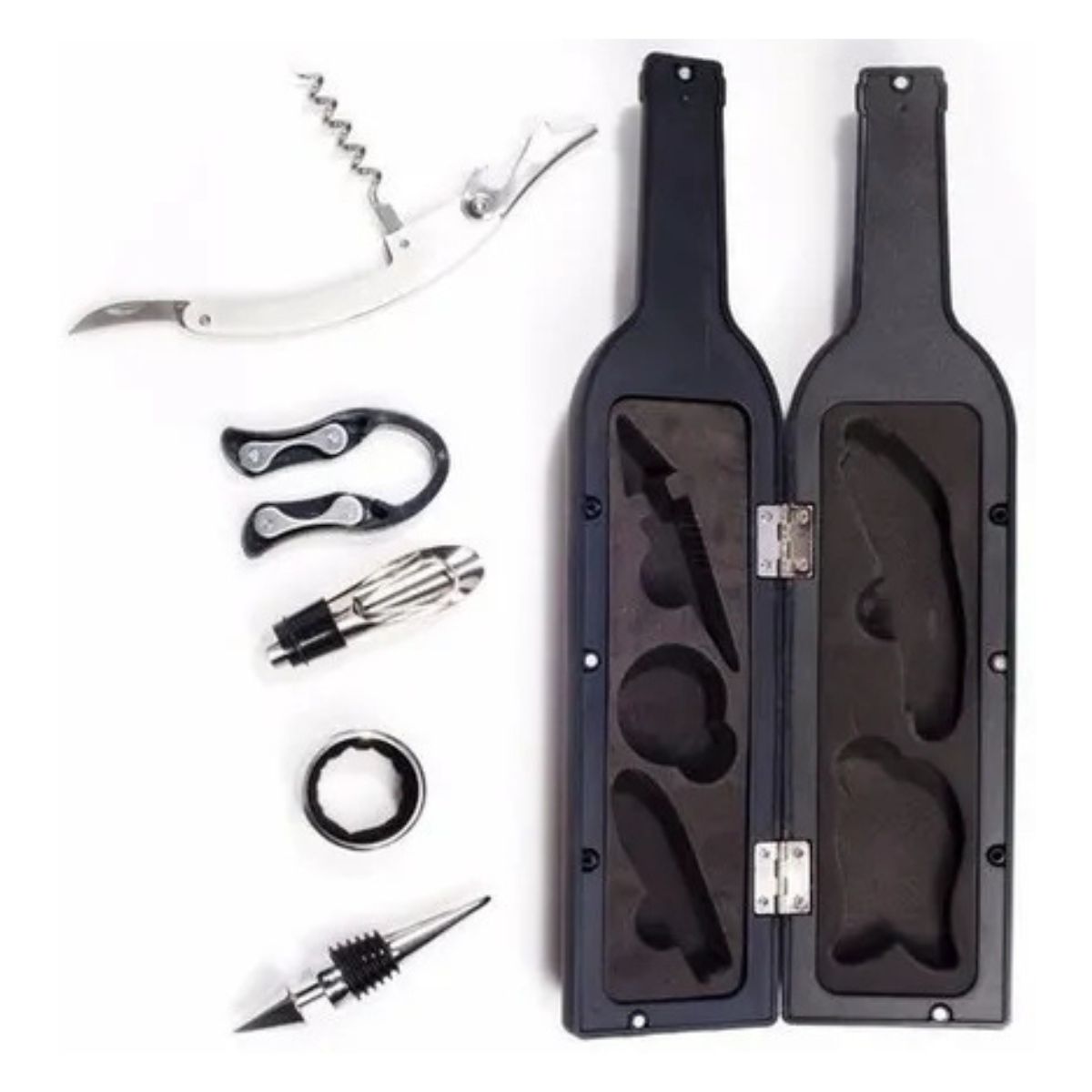 GENERICO - Kit Botella 5 Piezas para Licores.