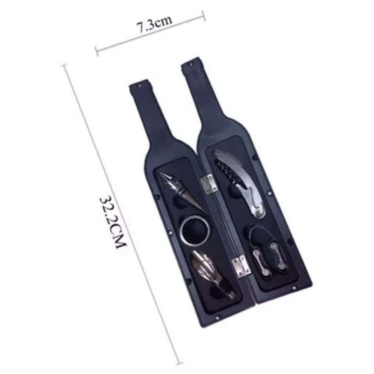 GENERICO - Kit Botella 5 Piezas para Licores.