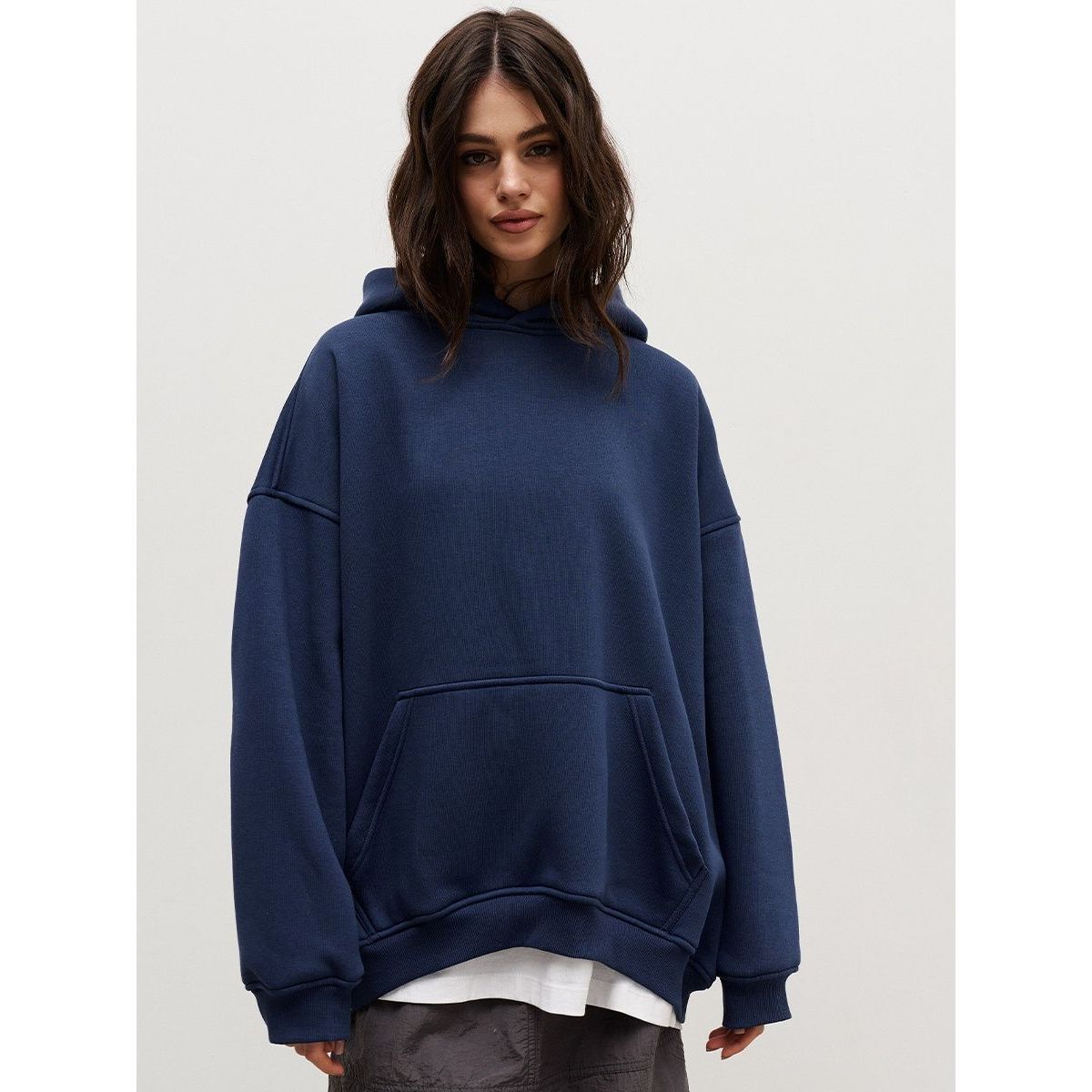 TIOZONEY - Sudadera con capucha y bolsillo holgado para mujer