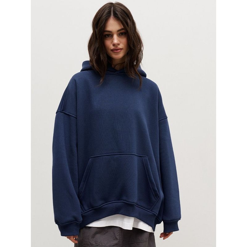 TIOZONEY - Sudadera con capucha y bolsillo holgado para mujer
