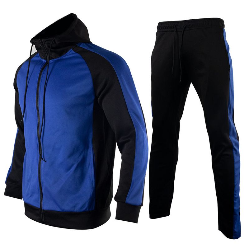 TIOZONEY - Traje Deportivo Chaqueta de Manga Larga y Pantalones Largos Hombres