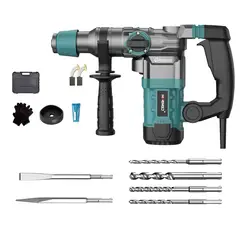 LUBABYCAS - Kit Taladro De Impacto 1200W Industrial B03 Caja Accesorios