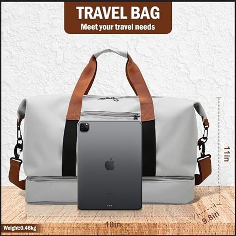 TIOZONEY - Bolsa de viaje de gran capacidad.
