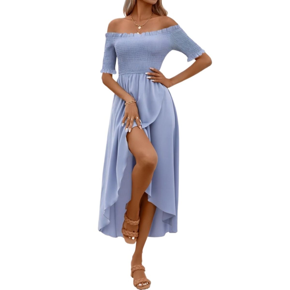 TIOZONEY - Vestidos sin tirantes para mujer