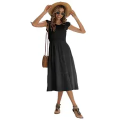 TIOZONEY - Vestidos sin tirantes para mujer.-