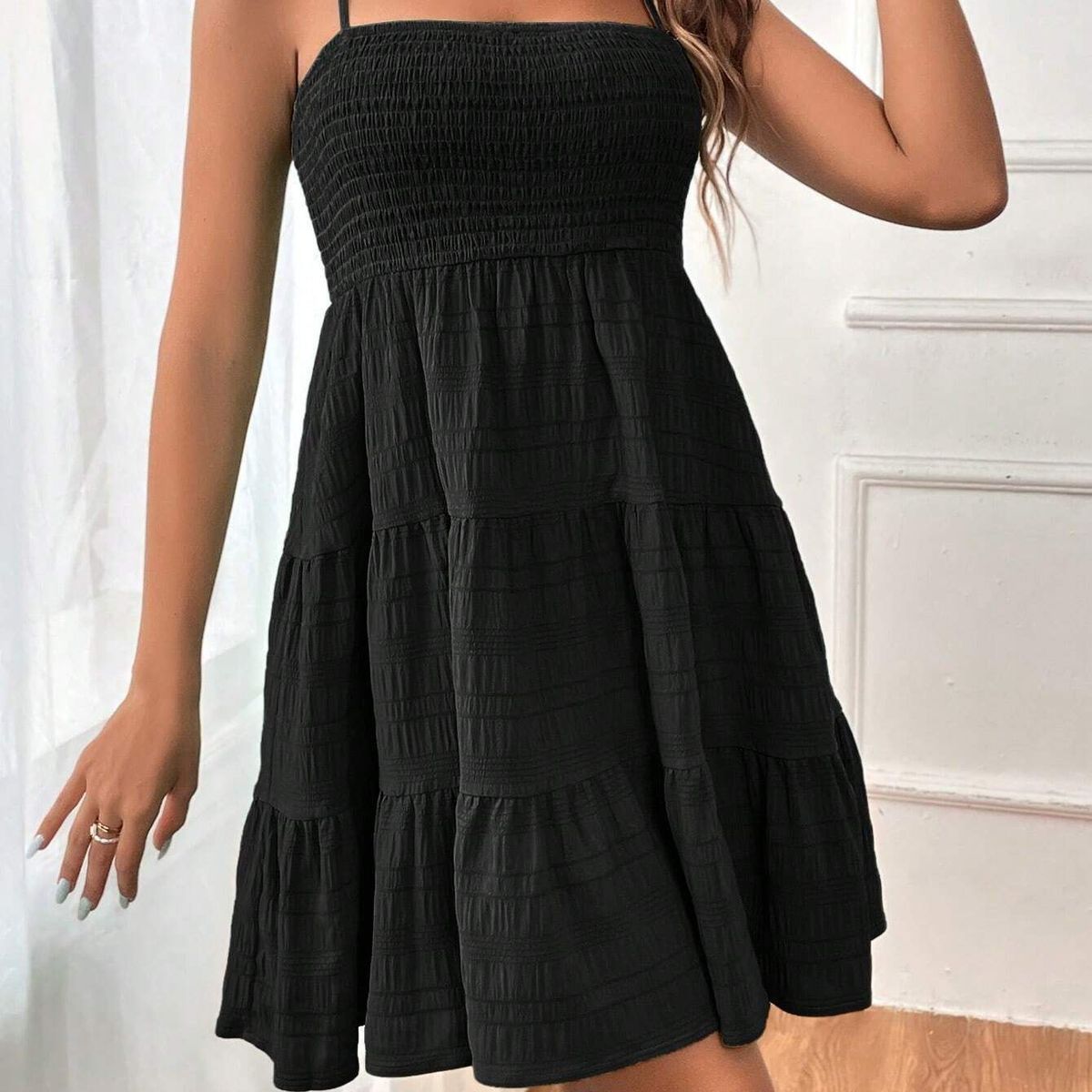 TIOZONEY - Vestido halter de mujer