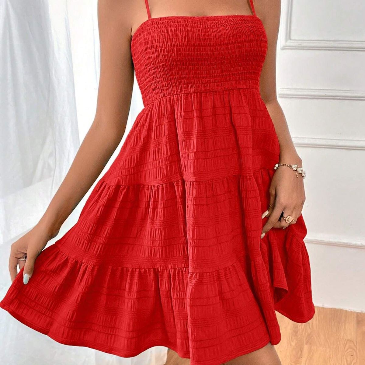 TIOZONEY - Vestido halter de mujer