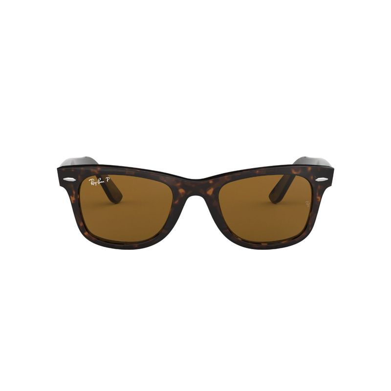 RAY BAN - Lentes de Sol RB2140 Wayfarer Classic Tortuga Carey Marrón Polarizados