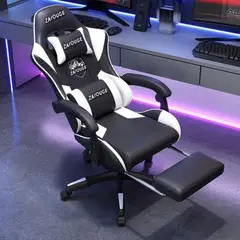 GENERICO - Silla Gamer Ergonómica Ajustable Falatale- Colores Blanco.