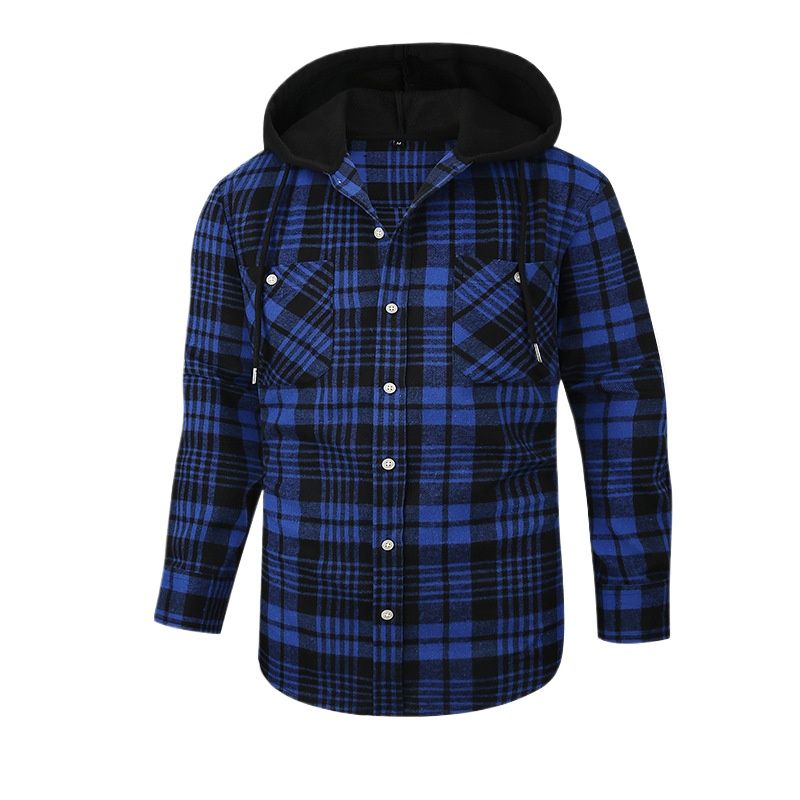TIOZONEY - Camisas con capucha para hombre