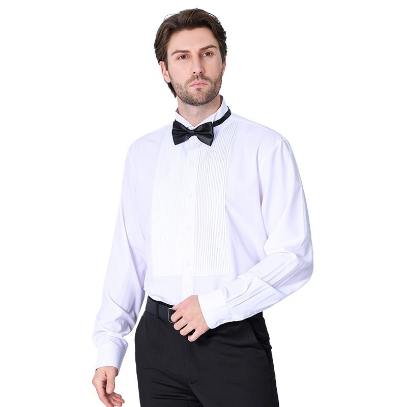 TIOZONEY - Camisa de traje elástica