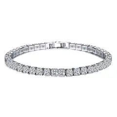TIOZONEY - Pulsera Cadena Enlazada Mujer