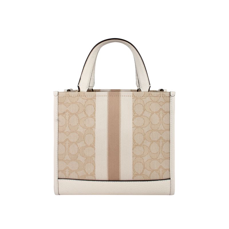 COACH - COACH Dempsey Tote Bag In Signature Jacquard With Stripe & Patch CQ878