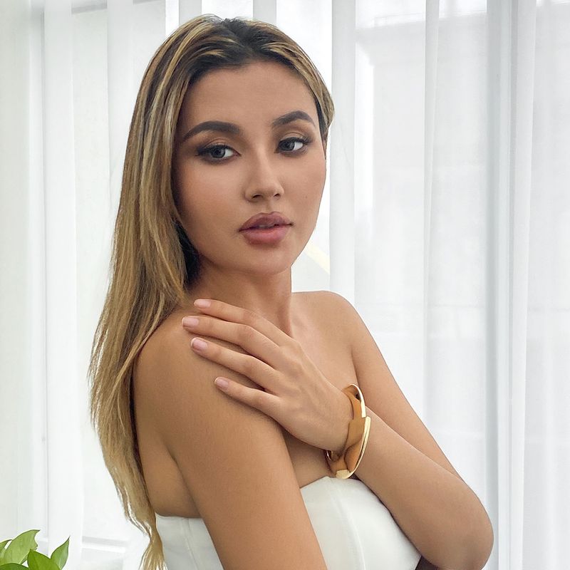 TIOZONEY - Pulsera chapada en oro para mujer_.