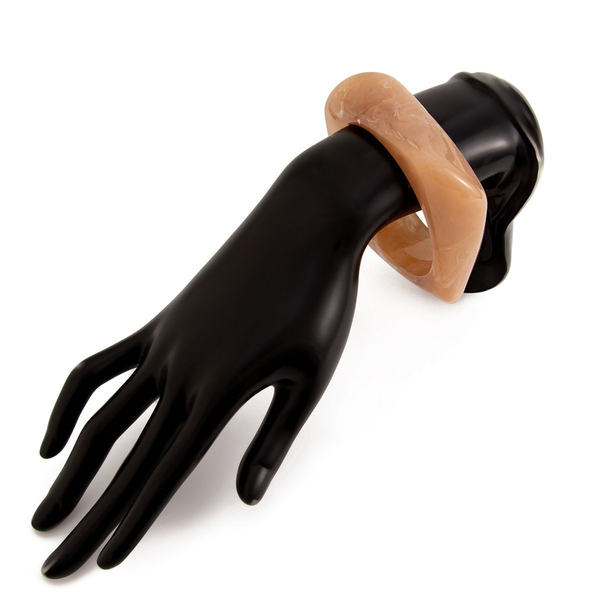 TIOZONEY - Pulseras gruesas de acrílico para mujer_.