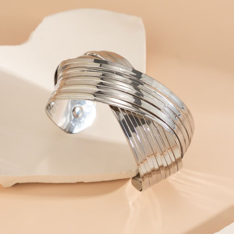 TIOZONEY - Pulsera de metal para mujer