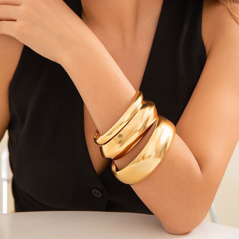TIOZONEY - 3pcs Pulsera de metal para mujer