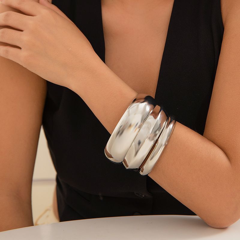 TIOZONEY - 3pcs Pulsera de metal para mujer_.