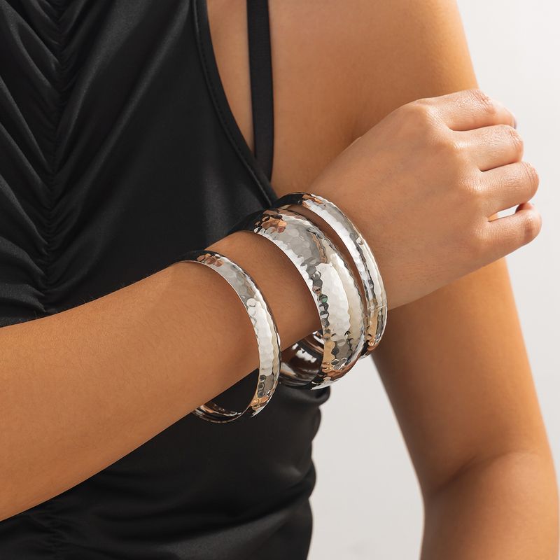 TIOZONEY - 3pcs Pulsera de metal para mujer