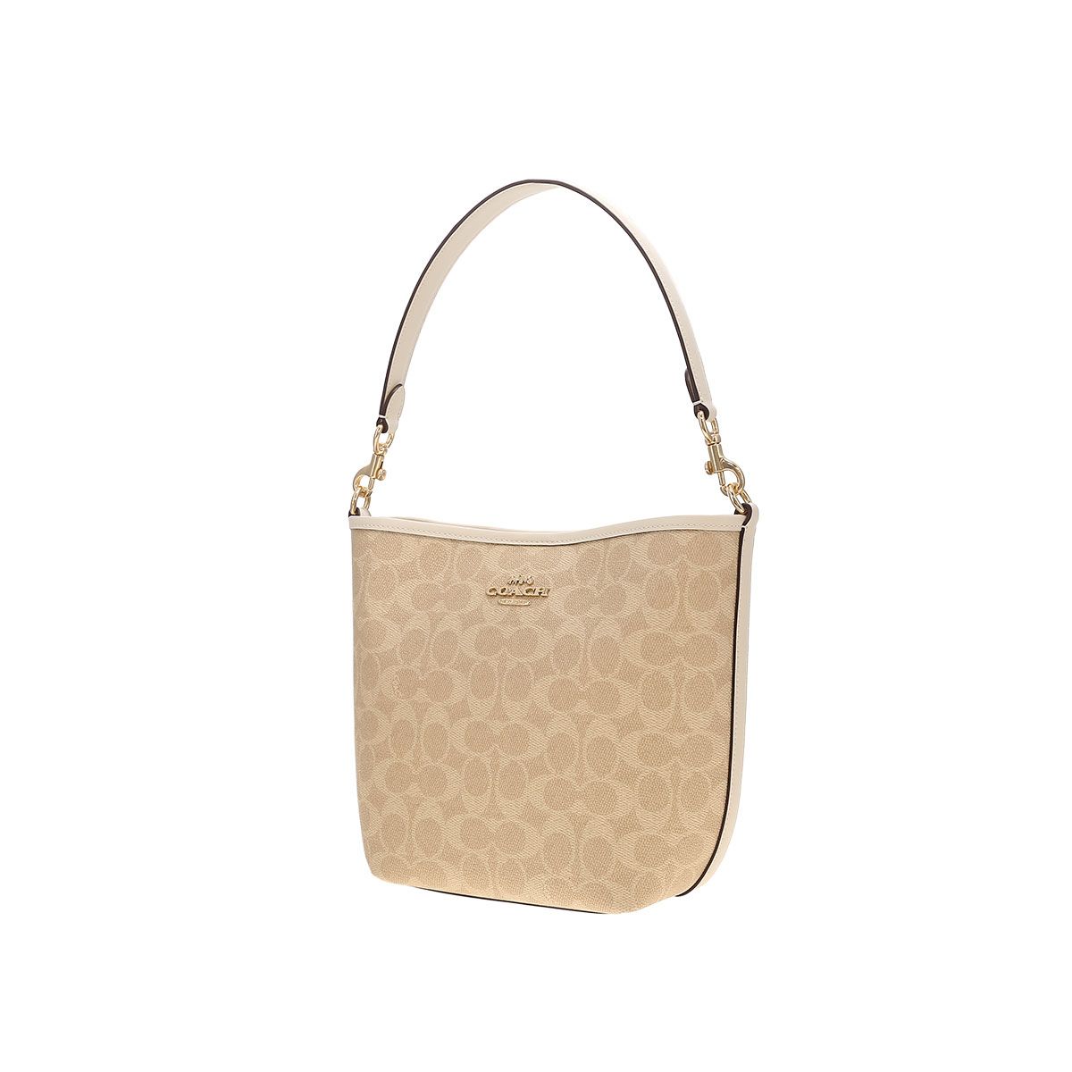 COACH - COACH Tote Bag Mujer Amarillo Arena Con Blanco CT800
