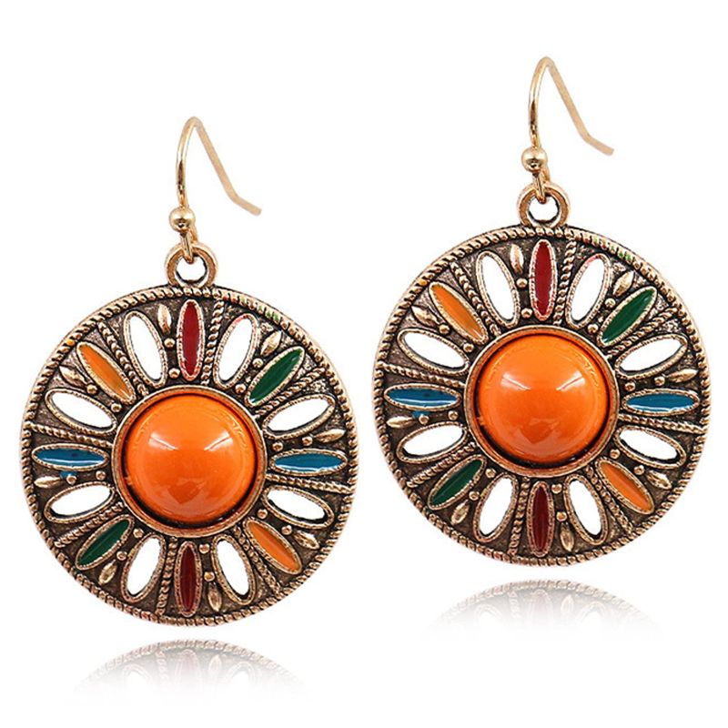 TIOZONEY - 1PCS Aretes Bohemios Hechos a Mano