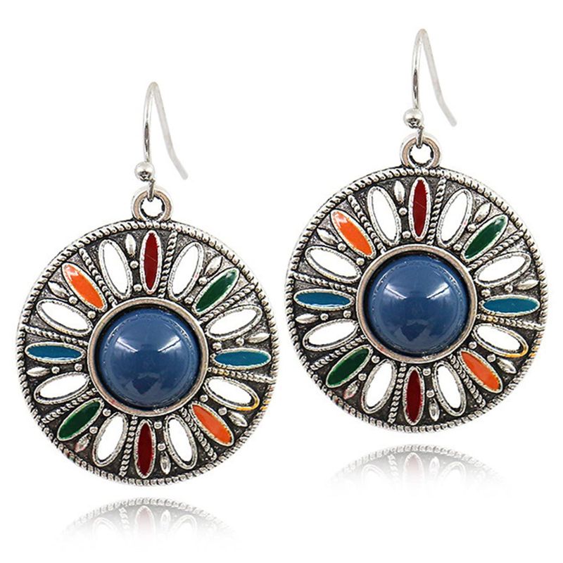 TIOZONEY - 1PCS Aretes Bohemios Hechos a Mano