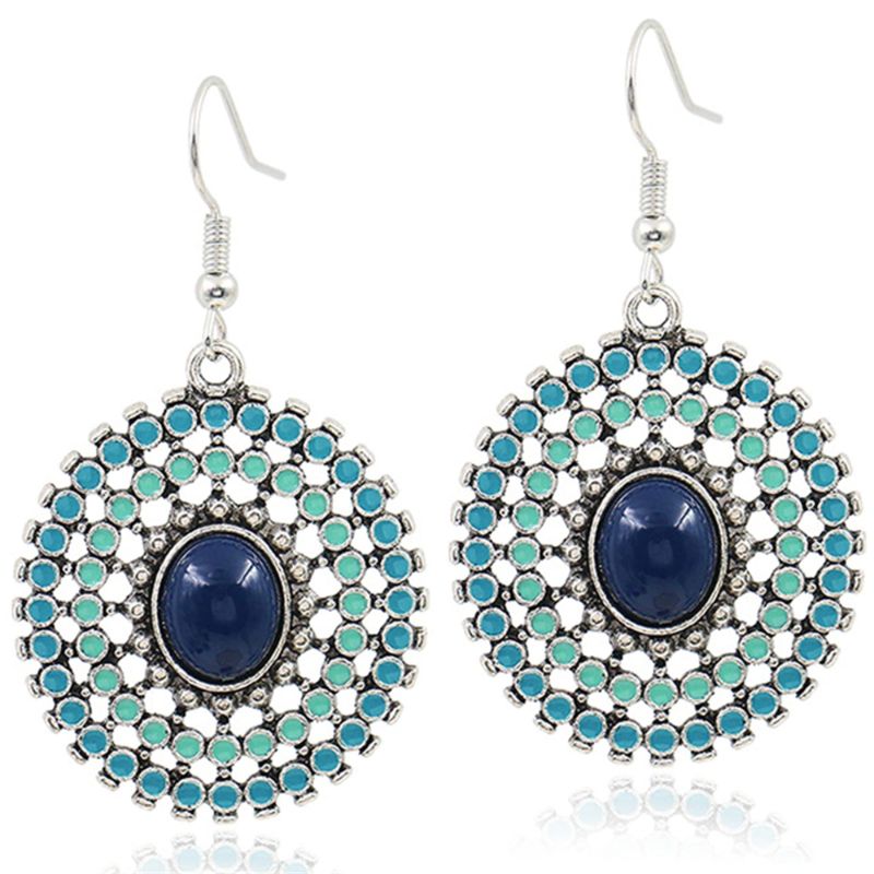 TIOZONEY - 1PCS Aretes Bohemios Hechos a Mano