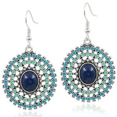 TIOZONEY - 1PCS Aretes Bohemios Hechos a Mano