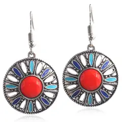 TIOZONEY - 1PCS Aretes Bohemios Hechos a Mano